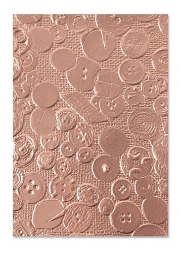 Imagen 2 de 9 de Carpeta Embossing 3d Textura Para Troqueladora Sizzix