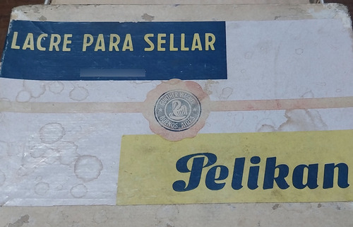 Antigua Caja De Lacre Para Sellar Pelikan. Años 70. (Usado)