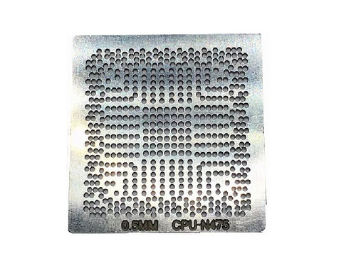Stencil Bga Cpu N475 N-475 0.5mm 0,50 Calor Direto Reballing