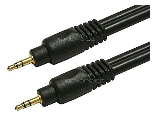Feet Premium Stereo Awg Cable Audio Estereo Color Negro