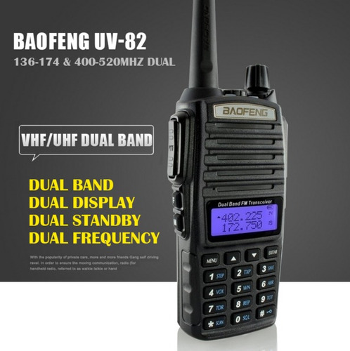 Radio Telefono Baofeng Uv82 Doble Banda Vhf - Uhf