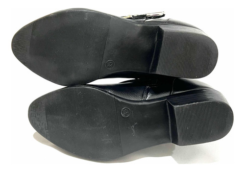 Botín Sintético Marca Rolly Go N*35 Negro Usado (Usado)