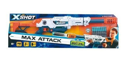 Imagen 2 de 4 de X Shot Excel Max Attack Pistola Dardos Compatible Con Nerf