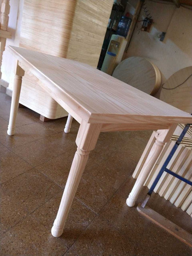 Mesa De Pino Trampa Con Moldura 1.70x80 A 2,30x80