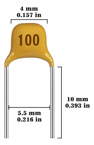 Kit De 24 Condensadores Cerámicos Monolíticos 10p...