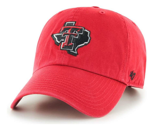 47 Gorra Ajustable Texas Tech Red Raiders Brand Clean Up