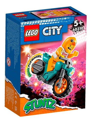 Juguete Lego City Moto Acrobatica Pollo 10 Piezas Febo