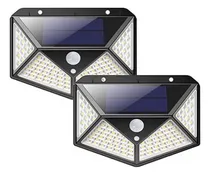 Comprar Lampara Solar Led - Con Sensor De Movimiento - Pack 2 Unid