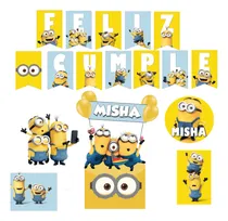Comprar Kit Imprimible Minions Villano Favorito Cumple Personalizado