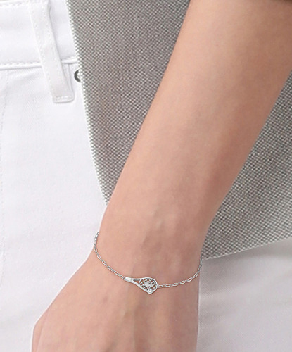 Pulsera Lacoste Winna Mujer Acero Inoxidable 2040037 Plateado