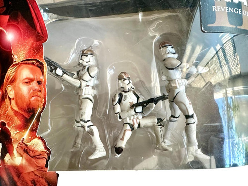 Star Wars Venganza Sith Conmemorativa Clone Troopers (Usado)