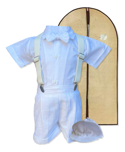 Conjunto De Niño Para Ceremonias De Lino: Talla 6 - 8