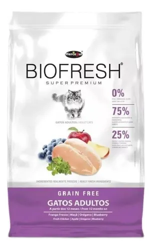 Alimento Biofresh Super Premium para gato adulto sabor mix de 7.5 kg