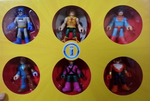 Imaginext Figuras Batman Super Friends Caja De Regalo