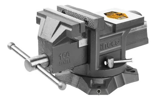 Tornillo De Banco 4'' Fuerza 2500 Kg, Uso Rudo, Marca Ingco