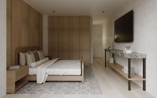 Departamento Con Club De Playa Frente Al Mar En Pre-construc
