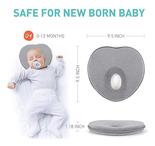 I Almohada De Espuma Viscoelástica Para Bebé Recién Nacido