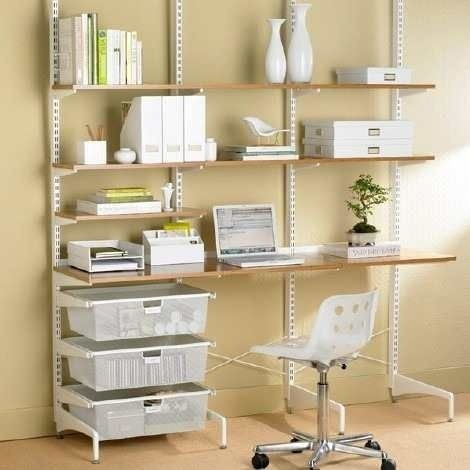 Imagen 7 de 11 de 4 Rieles 1,5 M Y 20 Mensulas De 37 Cm En Color Blanco