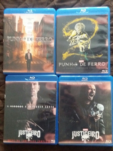 Lote 12 Séries Marvel/netflix Em Blu-ray (Usado)
