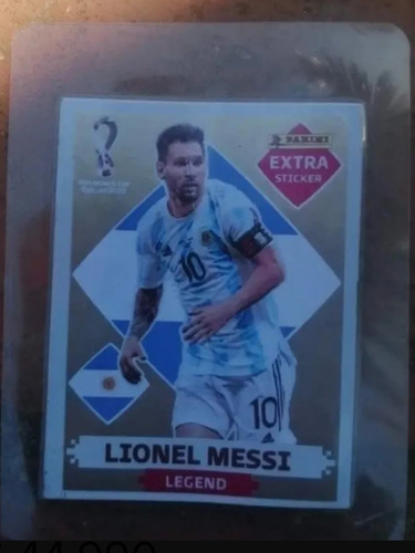 Messi Gold Qatar 2022 (con Detalle)