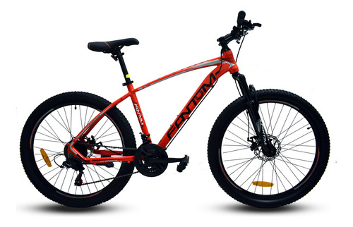 Bicicleta 26 Fantom Sl-390 Aluminio 21v Shimano Disco Roja