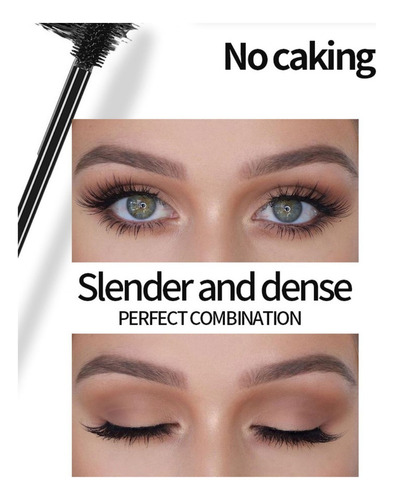 2pcs Yanqina 2 In 1 Thick Curl Mascara,super Mascara