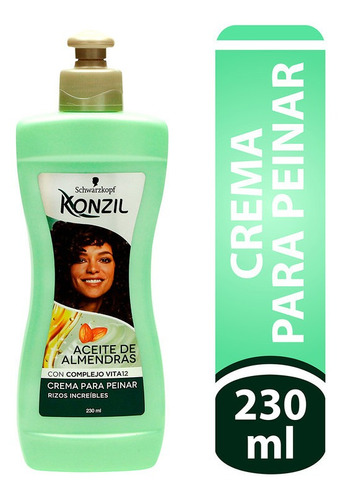 Crema Peinar Konzil Rizos 230ml - mL a $63