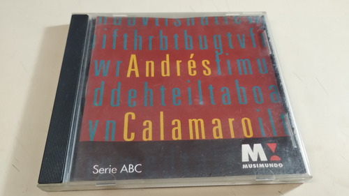 Andres Calamaro - Serie Abc - Industria Argentina