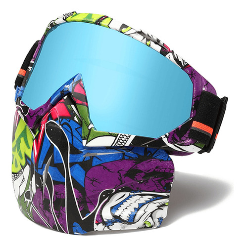 Antiparra Con Mascara Nieve Esqui Snowboard Motocross