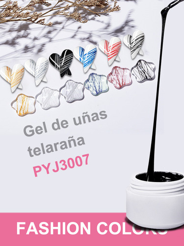 Pandora Spider Gel Uñas Decoracion, 5ml*12