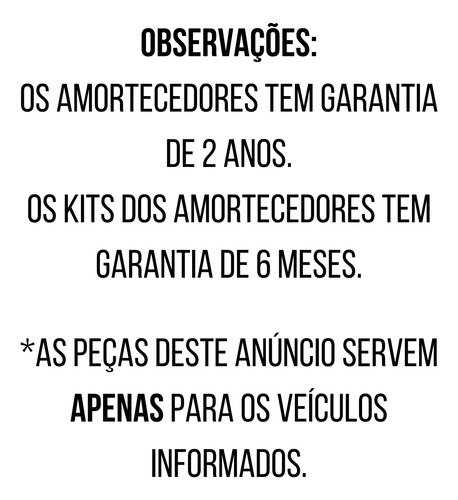 2 Amortecedores Nakata + Kit Strada Adventure 01/13 C/ Abs