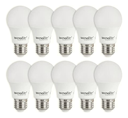 Paquete De 10 Focos, Foco Led A19, 5 W, Base E27,