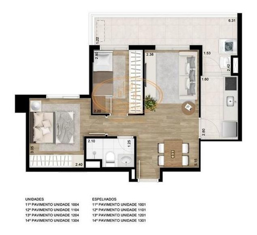 Apartamento Com 2 Dormitório(s) Localizado(a) No Bairro Centro Em São Paulo / São Paulo - 5759:910873