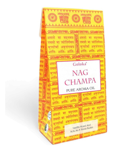 Aceite Aromático Nag Champa Goloka 10 Ml