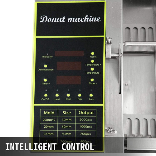 Imagen 5 de 6 de Máquina De Fabricación De Donas Automática Comercial De 7lts