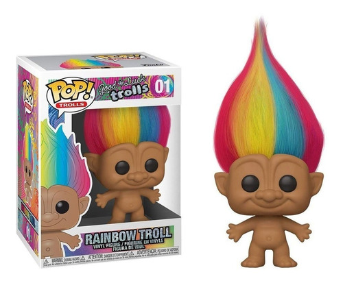 Rainbow Troll #01 - Good Luck Trolls - Funko Pop! S/ Juros
