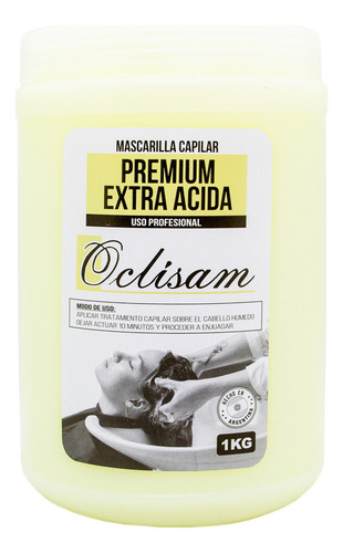 Oclisam Premium Extra Acida Mascara Capilar Profesional 1kg