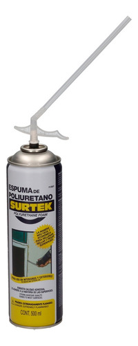 12 Espumas De Poliuretano 500 Ml Surtek