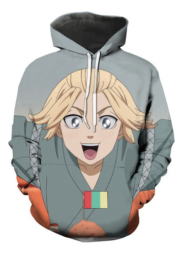 Rt Sudadera Con Capucha De Anime Tokyo Ravengers Sano