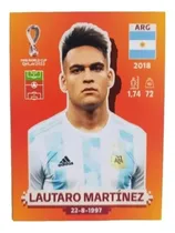 Comprar Lautaro Martínez Arg18 Figuritas Mundial Qatar 2022 Panini 