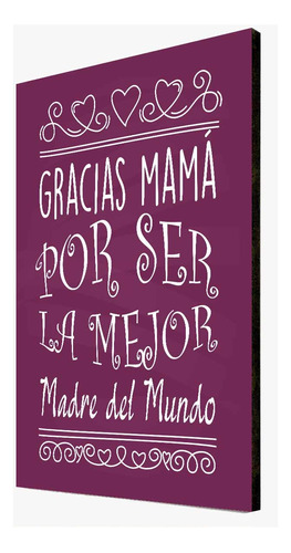 Cuadro Para El Dia De La Madre - Mama - Reglas De La Casa