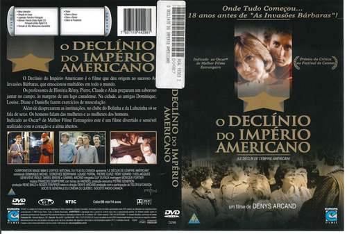 Dvd  O Declínio Do Império Americano Usado
