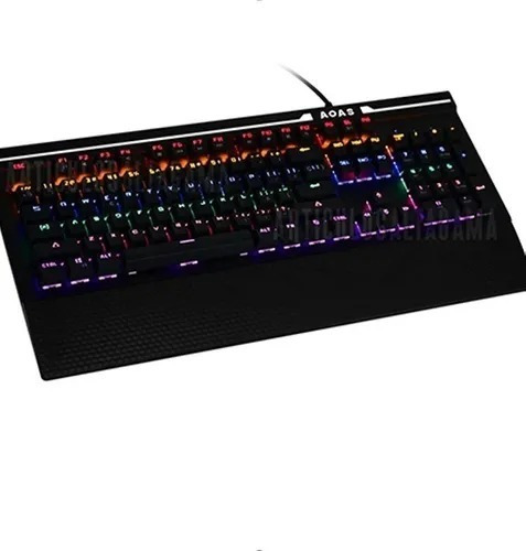 Teclado Gamer Mecánico Con Luces Led As-808