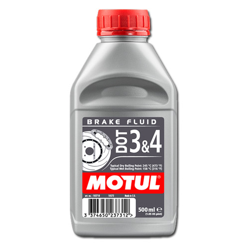 Motul Liquido De Frenos Dot 3 & 4 500 Ml