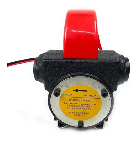 Imagen 7 de 8 de Bomba Transferencia Combustible Diesel Aceite 10 Galones 12v