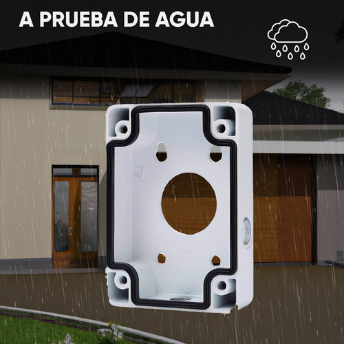 Dahua Caja De Conexiones Dh-pfa132-e Para Cámaras Fisheye Rectangular con anclaje en 4 puntos Compatible con PFA151, PFA150 y cámara PTZ Dahua Aluminio