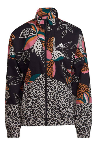 Imagen 2 de 10 de Rompevientos Liviano Farm Rio Print Relaxed adidas