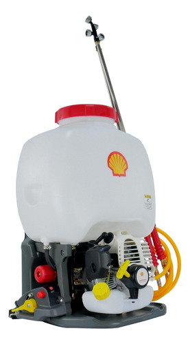 Fumigadora A Gasolina 25lt Motor 2 Tiempos 1hp 26cc Shell Color Blanco