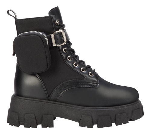 Bota Corta Dama Tierra Bendita Militar Moda 993471