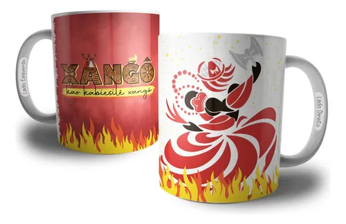 comprar Caneca Xangô Àngó - Coleção Orixás Da Umbanda E Candomblé